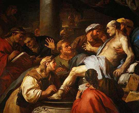 Death of Seneca, 65 CE (Luca Giordano) (1632-1705) Musée du Louvre, Paris, MI 871 